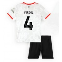 Liverpool Virgil van Dijk #4 3rd trikot Kinder 2024-25 Kurzarm (+ Kurze Hosen)